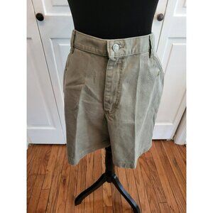 Vintage 90's Riders by Lee Olive Green Shorts Wide Leg sz 18 Preppy Grunge